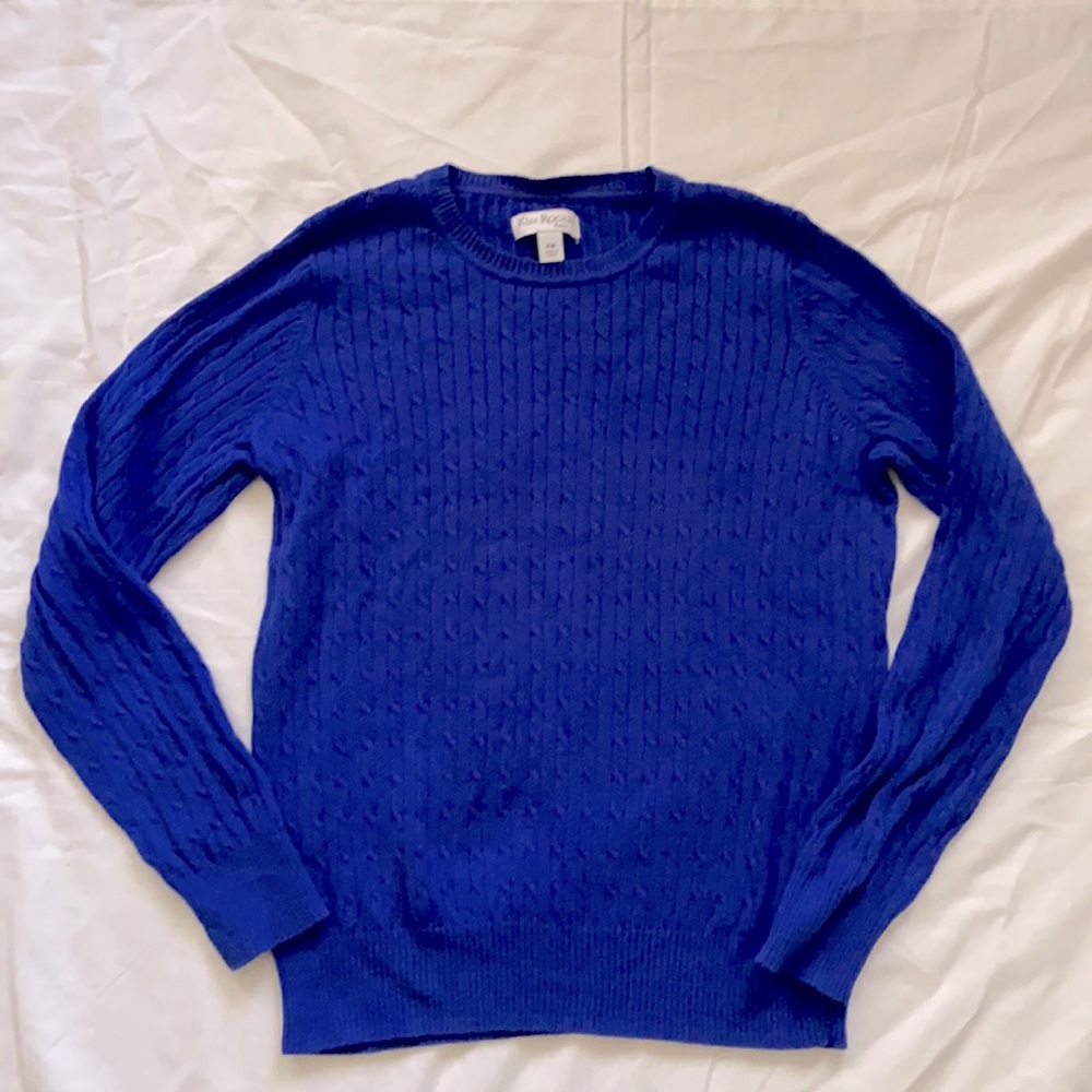 ⭐️ Kim Rogers Royal Blue Petite Medium Sweater⭐️